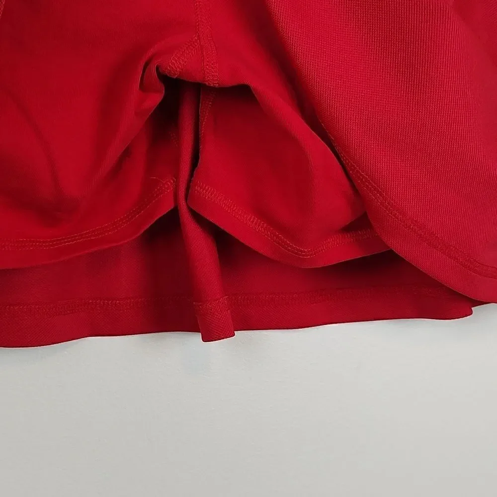T by Talbot's Red Flouncy Skort Size 1XP Tennis Prep